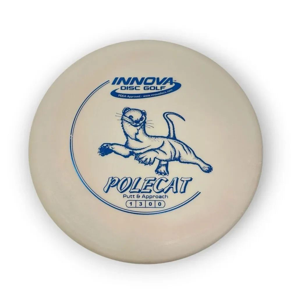 Innova Polecat 1300 171g PC White Blue Putt & Approach Putter Golf Disc